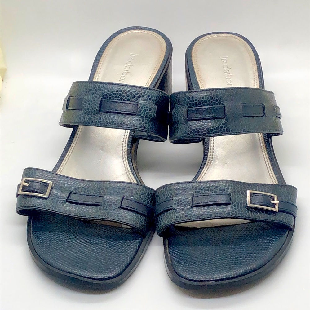 Liz Claiborne pebble leather “Quartz” sandals